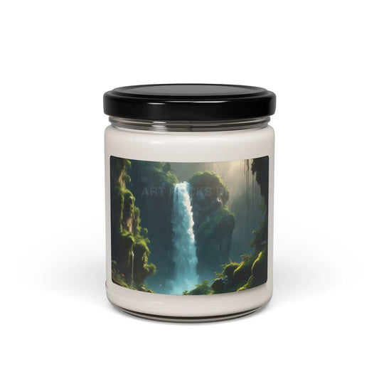 Relaxing Scenic Waterfall Scented Soy Candle Aromatherapy Gift Home Decor Relaxation Eco-Friendly Candle Spa Gift