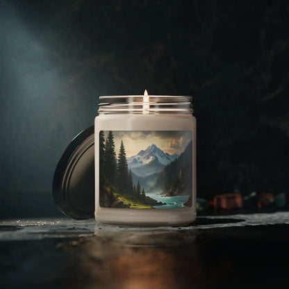 River in The Mountains Escape Scented Soy Candle - Aromatherapy Gift for Her Home Decor Cozy Vibes Eco-Friendly Candle