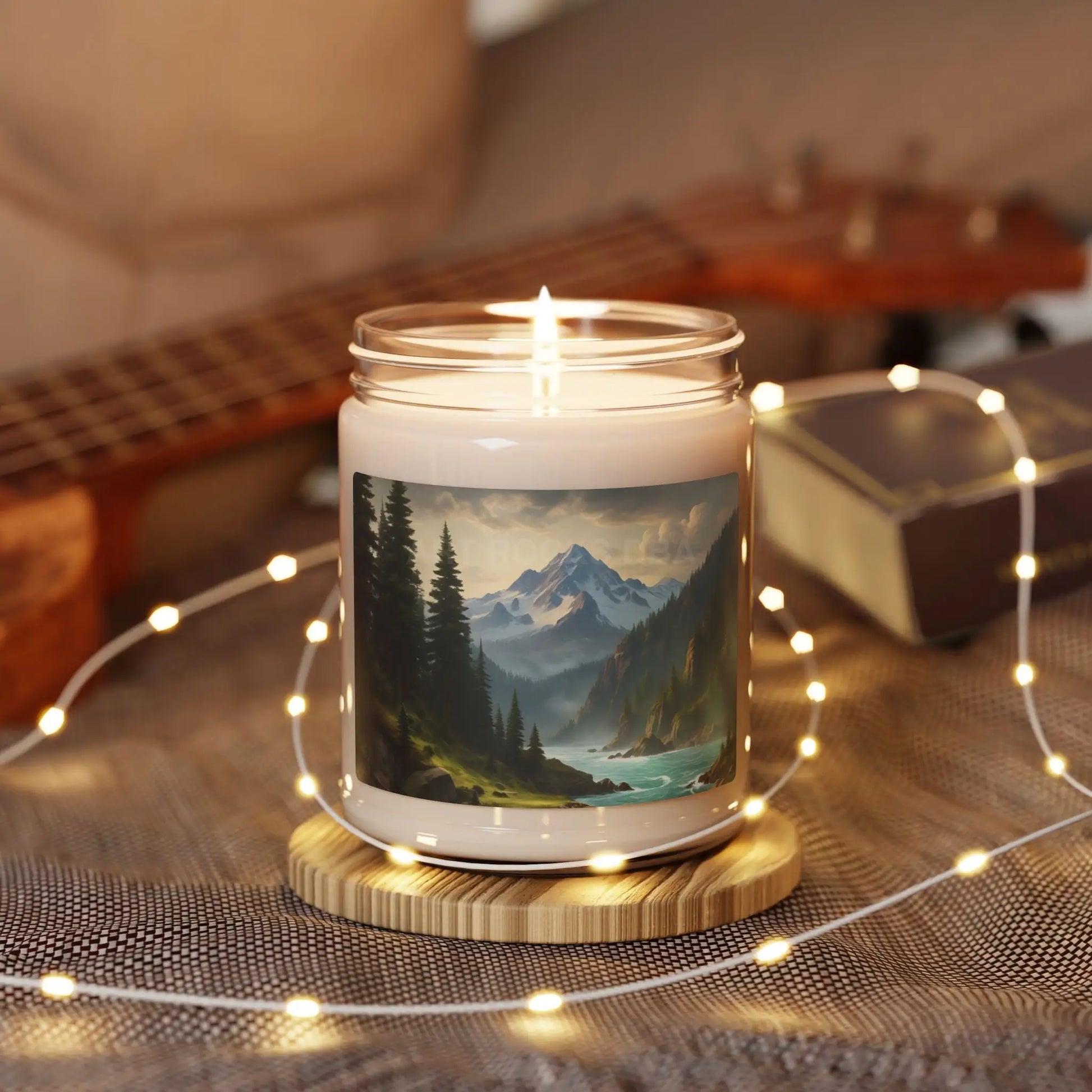 River in The Mountains Escape Scented Soy Candle - Aromatherapy Gift for Her Home Decor Cozy Vibes Eco-Friendly Candle