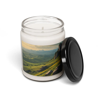 Rolling Hills in The Spring Time Scented Soy Candle | Relaxing Aromatherapy Gift | Home Decor | Eco-Friendly Candle
