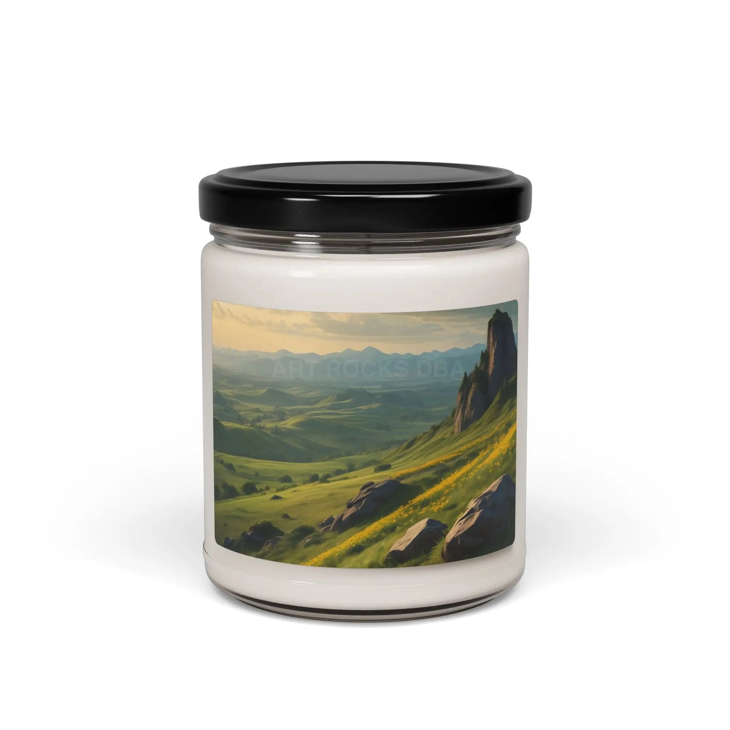 Rolling Hills in The Spring Time Scented Soy Candle | Relaxing Aromatherapy Gift | Home Decor | Eco-Friendly Candle