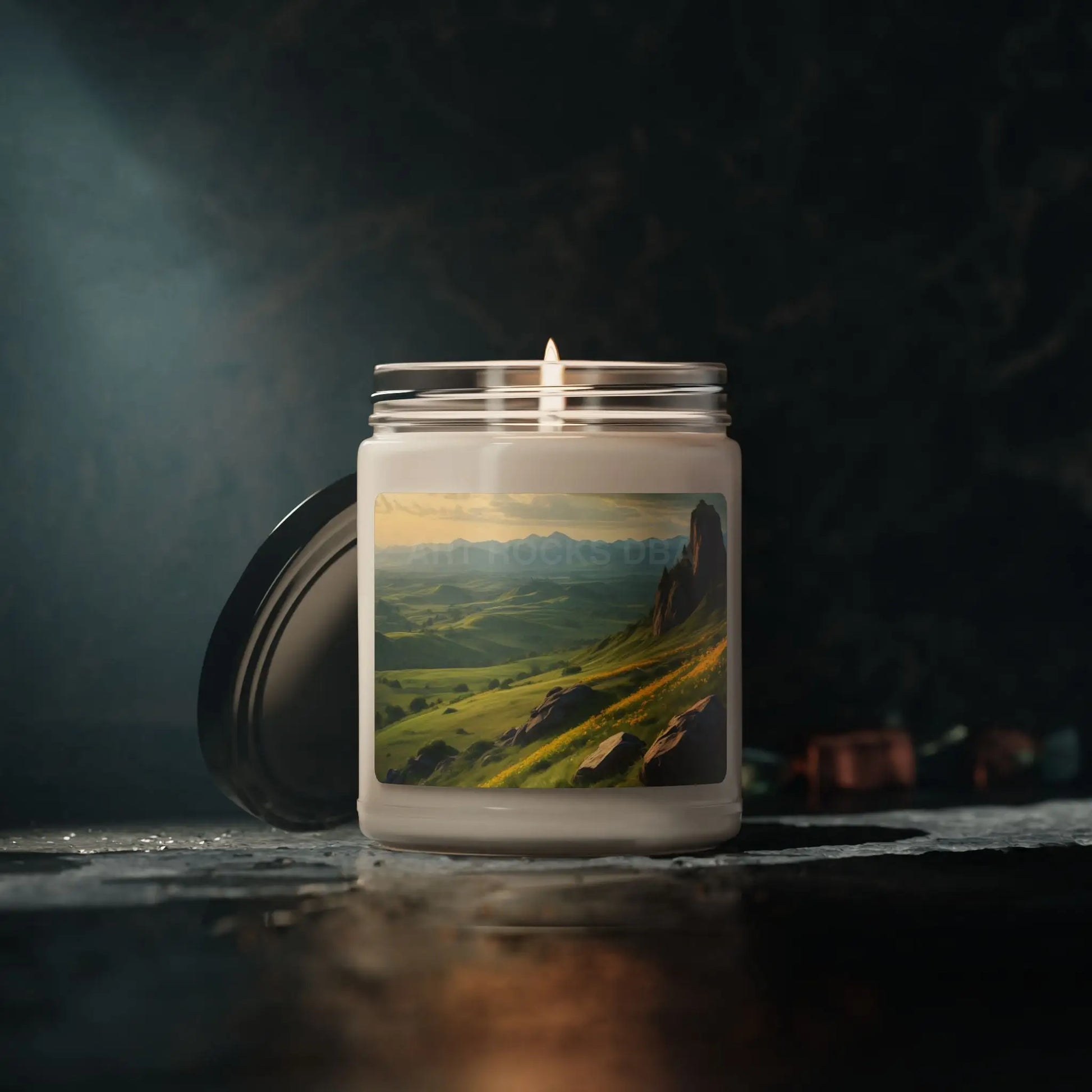 Rolling Hills in The Spring Time Scented Soy Candle | Relaxing Aromatherapy Gift | Home Decor | Eco-Friendly Candle