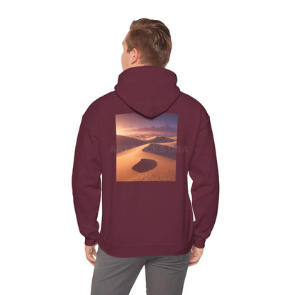 Sand Dune Hoodie - Unisex Heavy Blend™ Sweatshirt for Creative Souls Art Lovers Perfect Gift for Artists Cozy Design