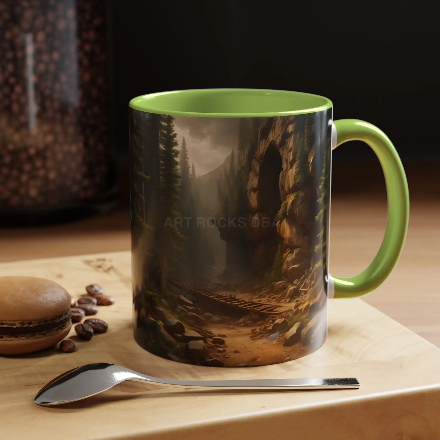 Scenic Forest Canyon Coffee Mug — Nature Landscape Accent Mug (11/15oz) - Mug
