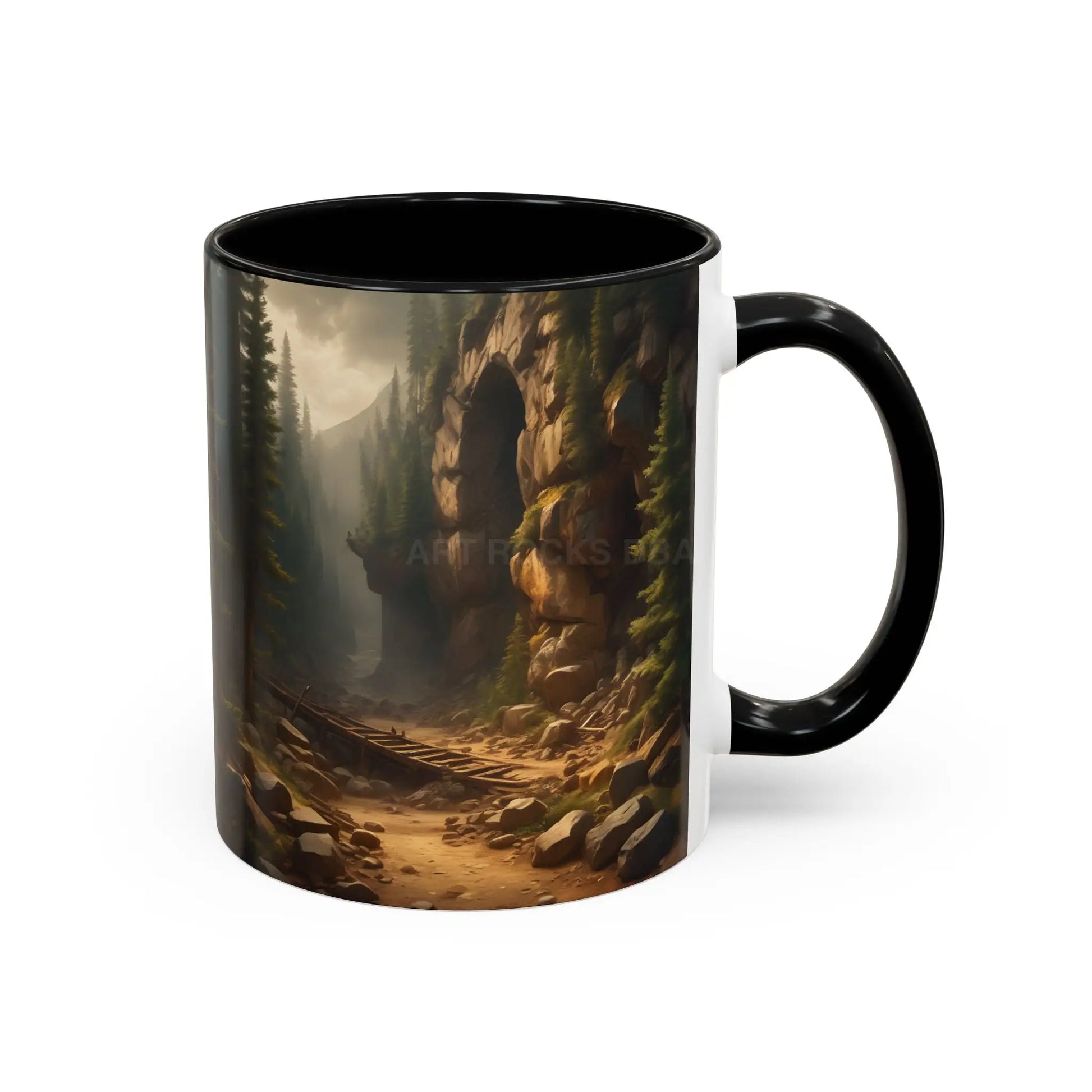 Scenic Forest Canyon Coffee Mug — Nature Landscape Accent Mug (11/15oz) - Mug