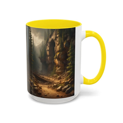 Scenic Forest Canyon Coffee Mug — Nature Landscape Accent Mug (11/15oz) - Mug