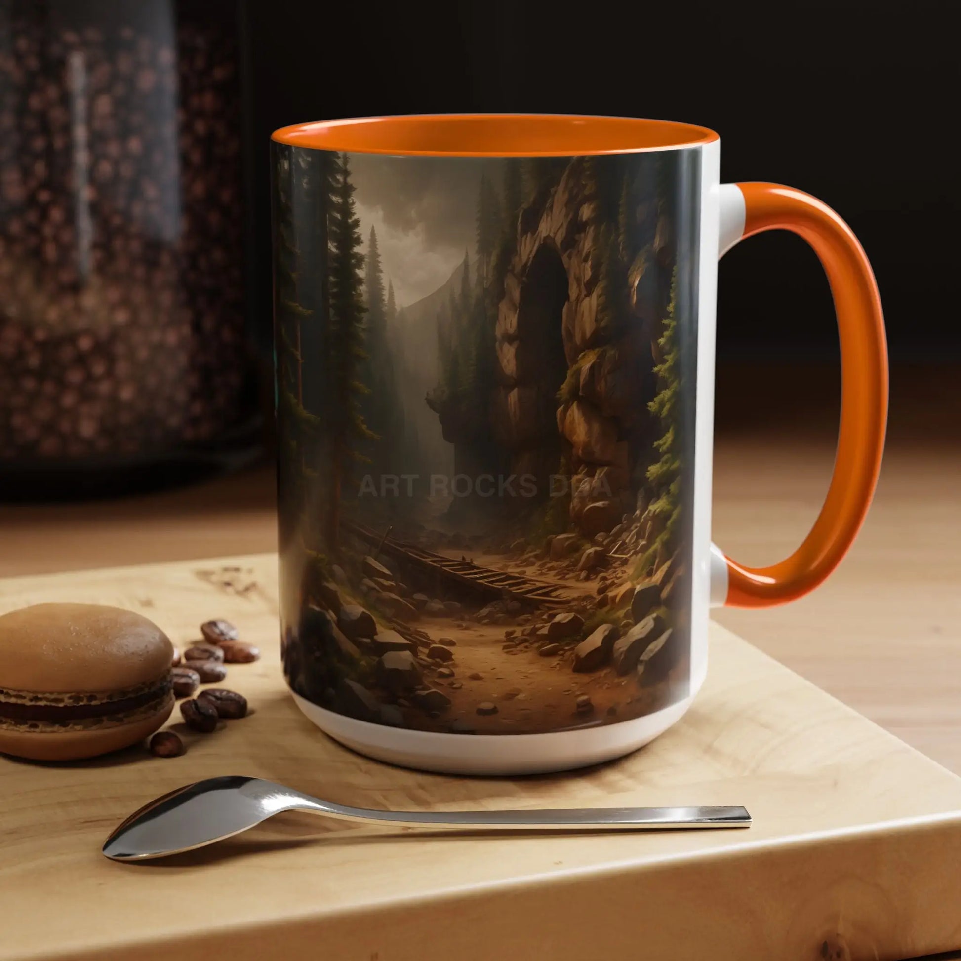 Scenic Forest Canyon Coffee Mug — Nature Landscape Accent Mug (11/15oz) - Mug