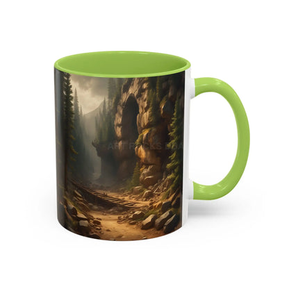 Scenic Forest Canyon Coffee Mug — Nature Landscape Accent Mug (11/15oz) - Mug