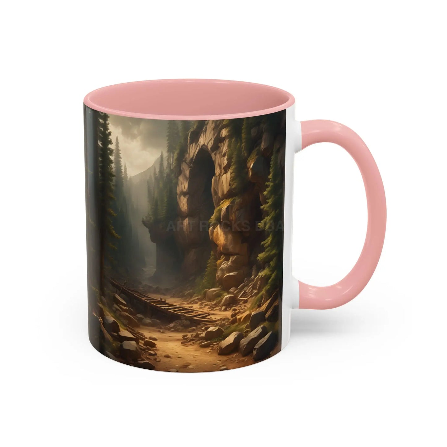 Scenic Forest Canyon Coffee Mug — Nature Landscape Accent Mug (11/15oz) - Mug