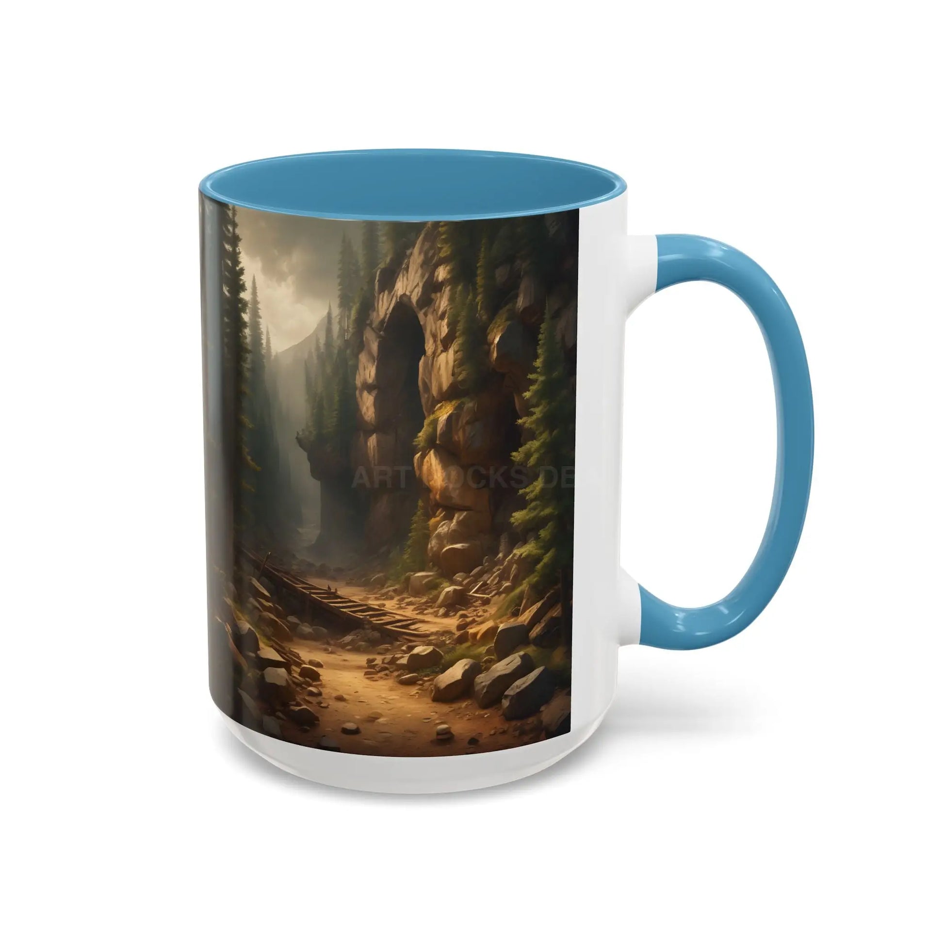 Scenic Forest Canyon Coffee Mug — Nature Landscape Accent Mug (11/15oz) - Mug