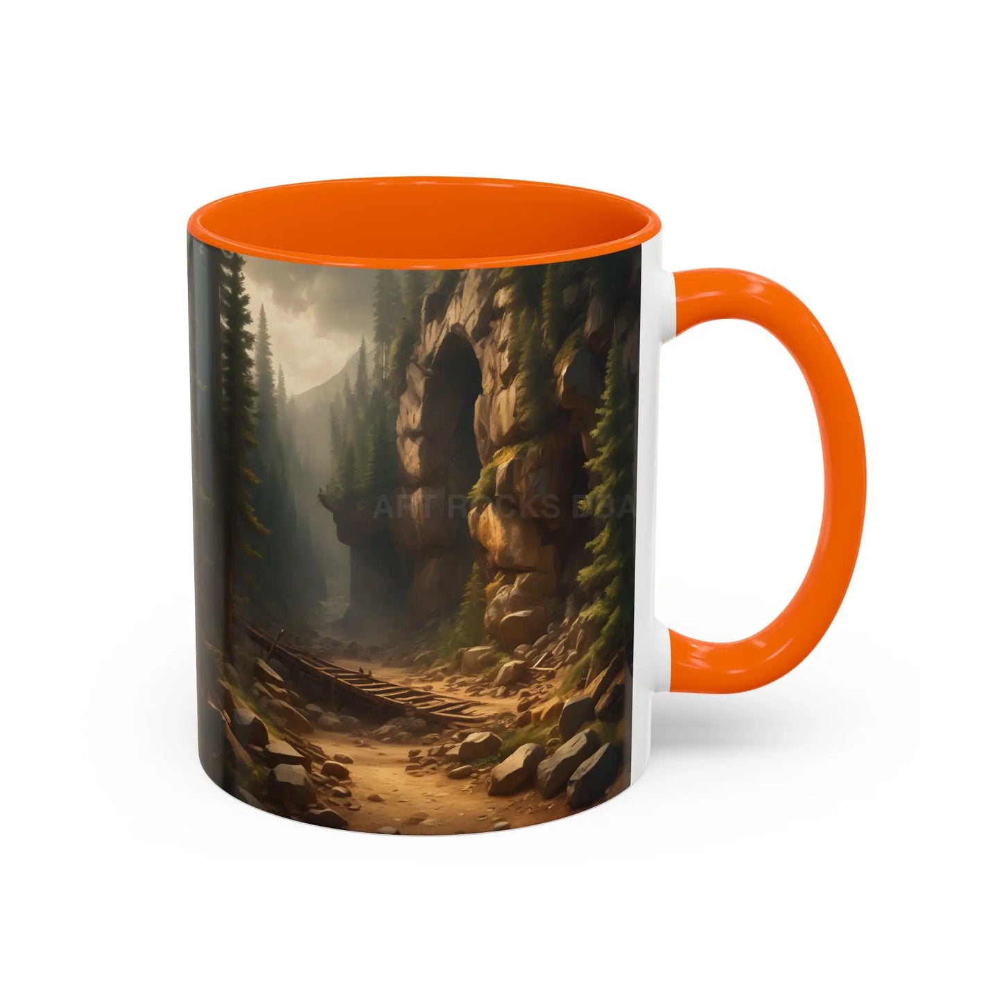 Scenic Forest Canyon Coffee Mug — Nature Landscape Accent Mug (11/15oz) - Mug