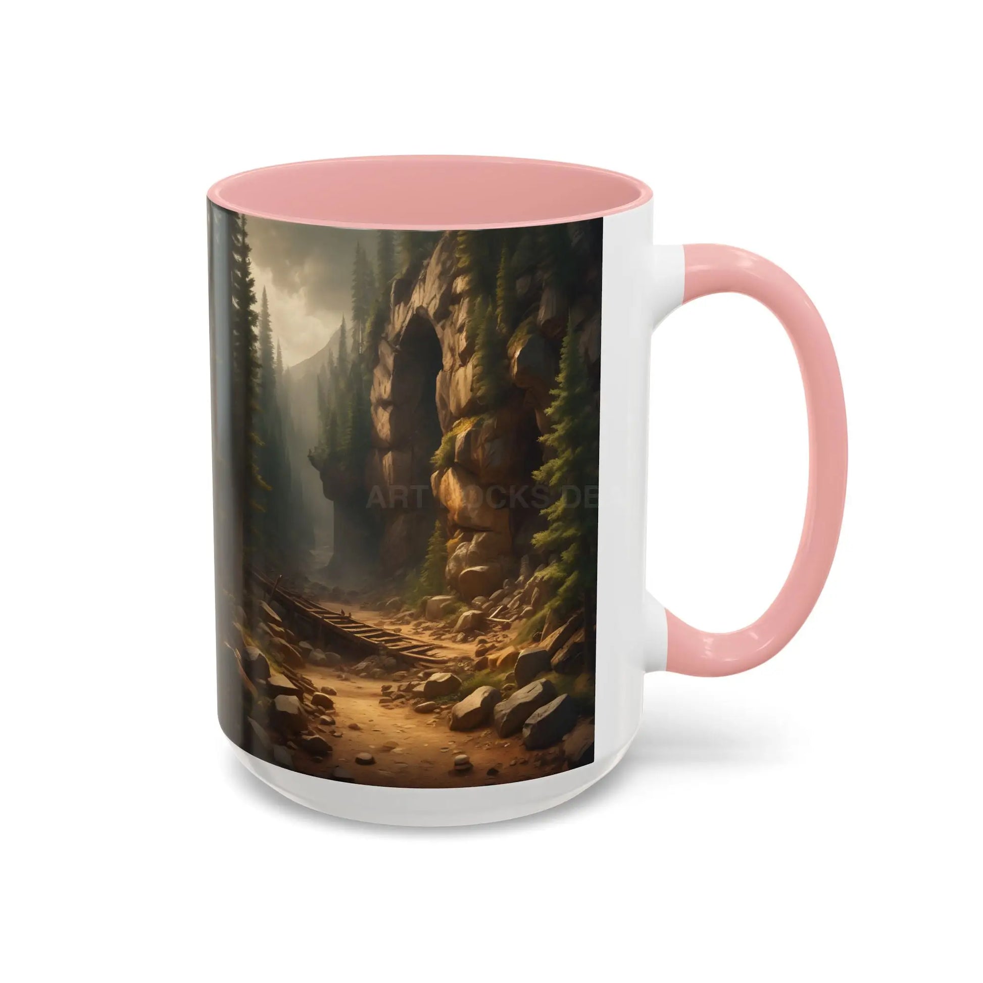Scenic Forest Canyon Coffee Mug — Nature Landscape Accent Mug (11/15oz) - Mug