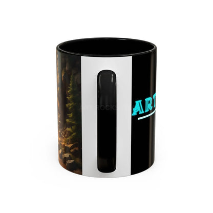 Scenic Forest Canyon Coffee Mug — Nature Landscape Accent Mug (11/15oz) - Mug