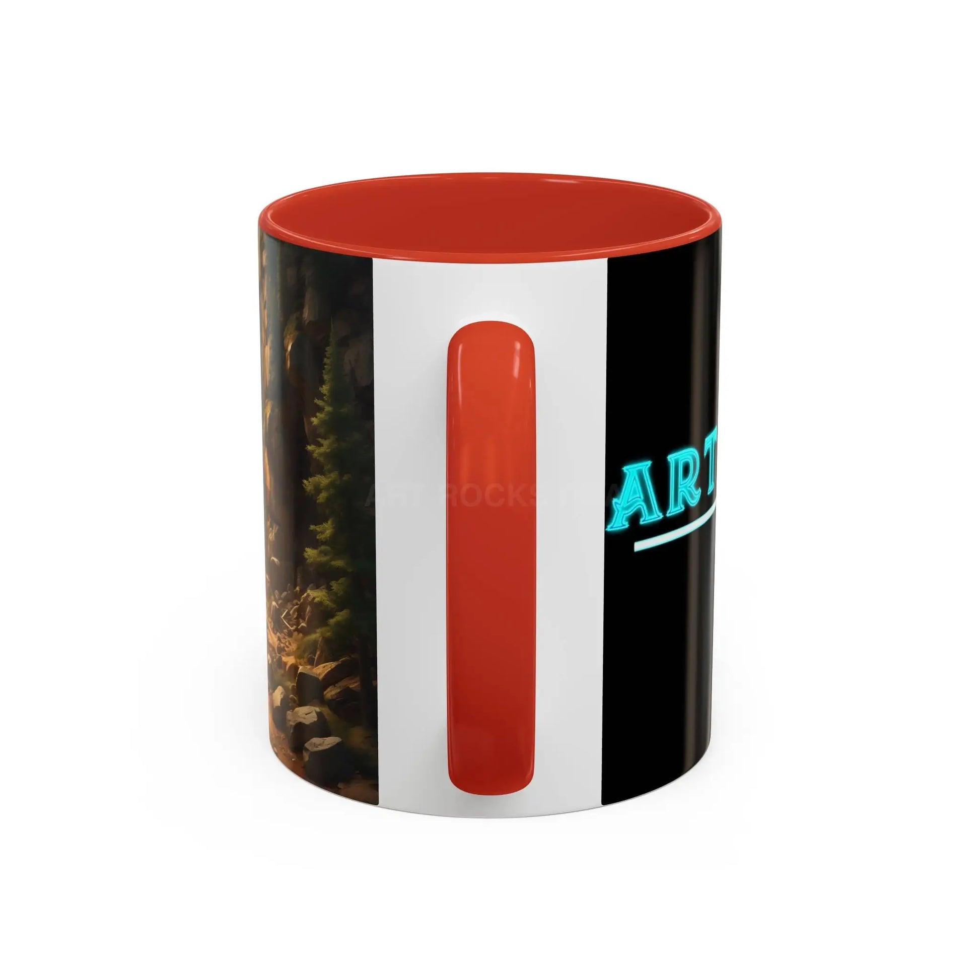 Scenic Forest Canyon Coffee Mug — Nature Landscape Accent Mug (11/15oz) - Mug