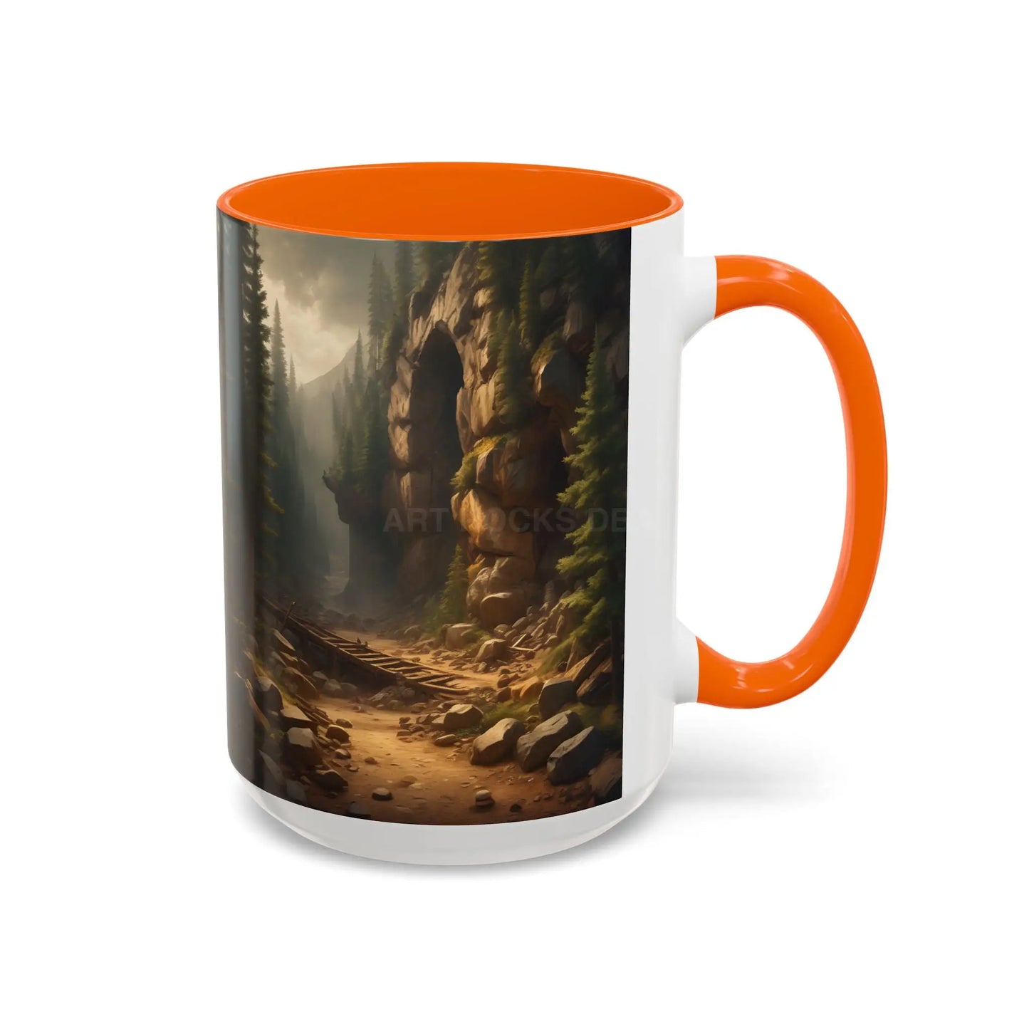 Scenic Forest Canyon Coffee Mug — Nature Landscape Accent Mug (11/15oz) - Mug