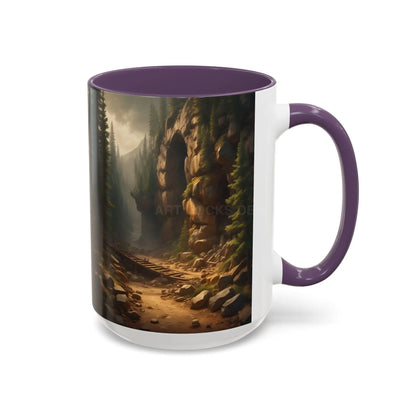 Scenic Forest Canyon Coffee Mug — Nature Landscape Accent Mug (11/15oz) - Mug