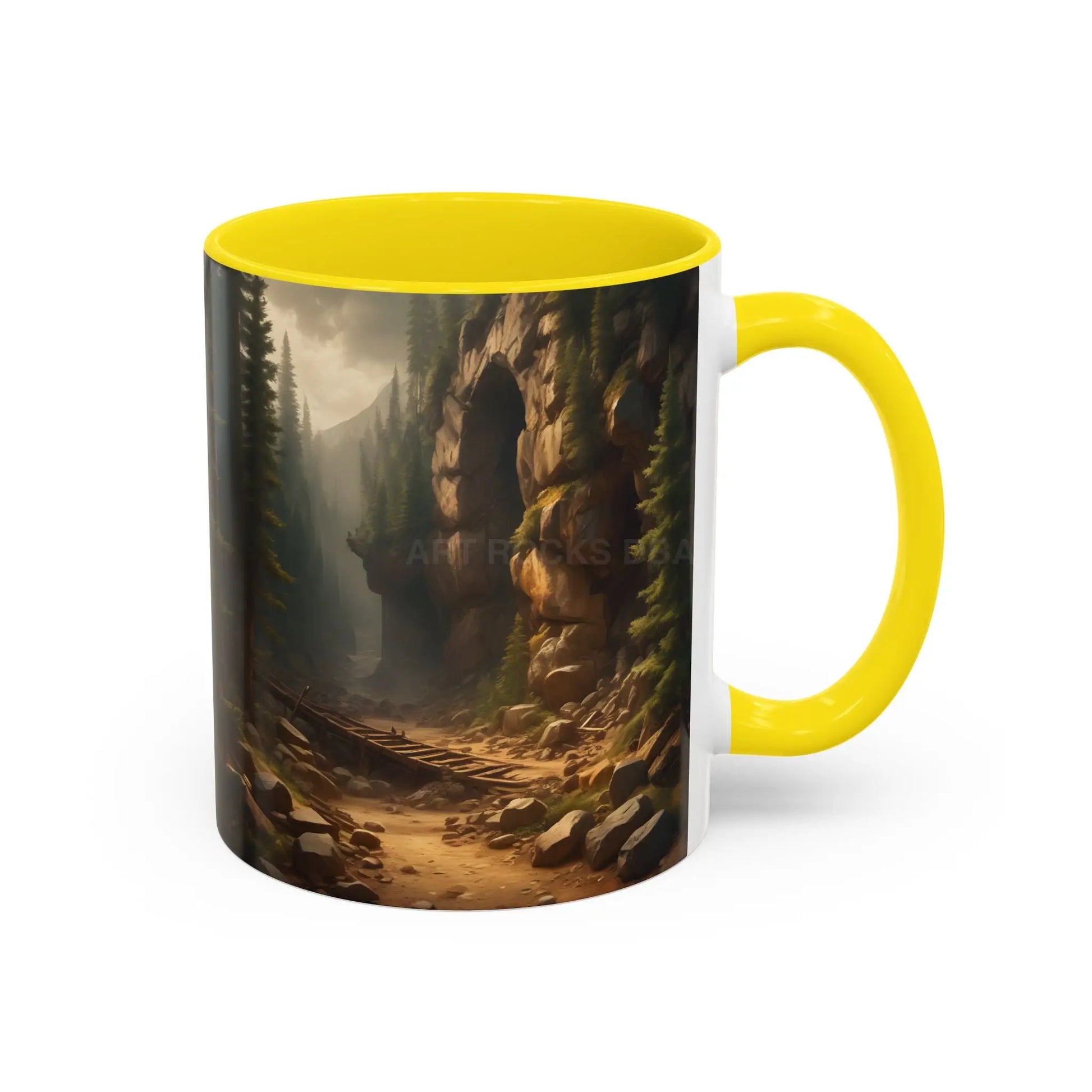 Scenic Forest Canyon Coffee Mug — Nature Landscape Accent Mug (11/15oz) - Mug