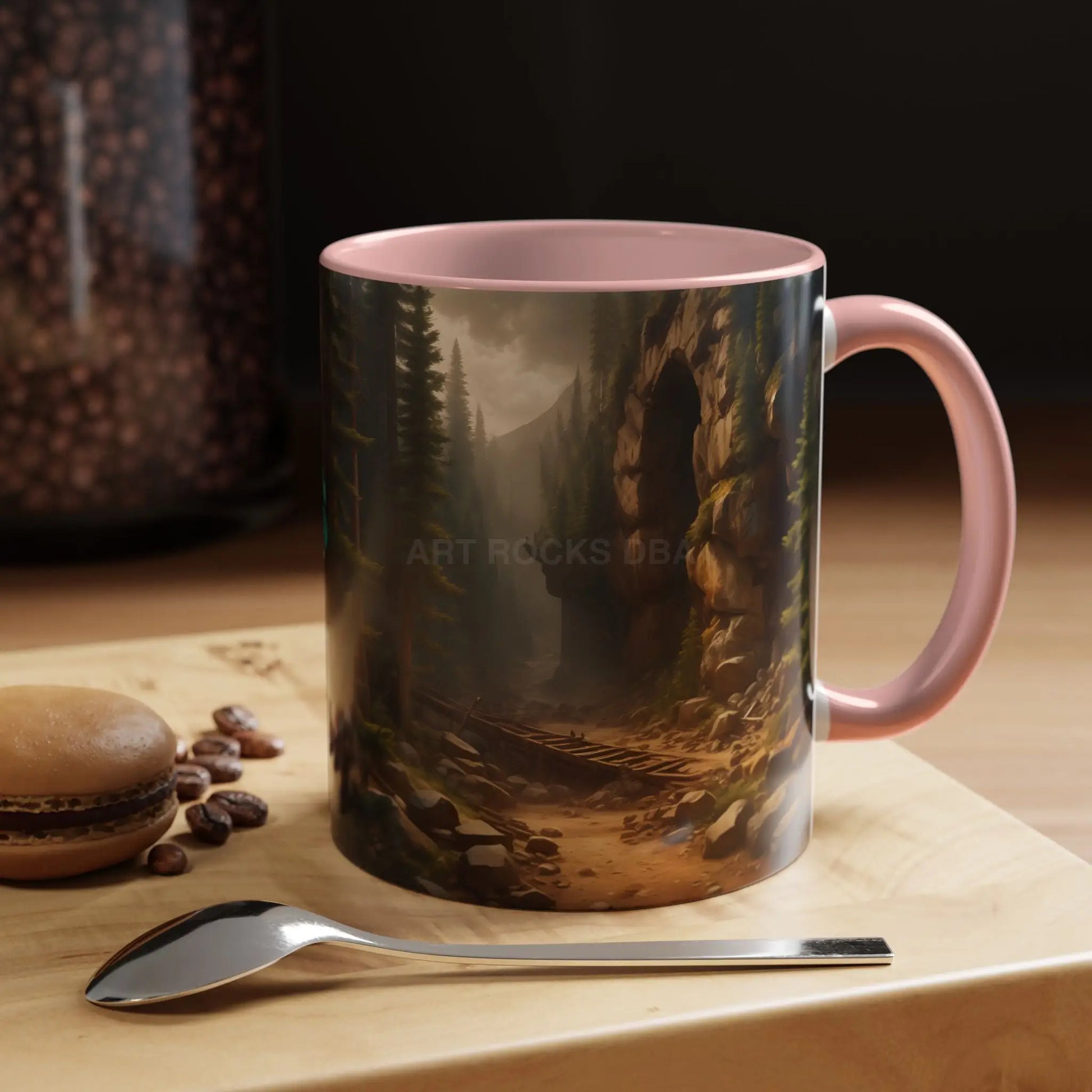Scenic Forest Canyon Coffee Mug — Nature Landscape Accent Mug (11/15oz) - Mug