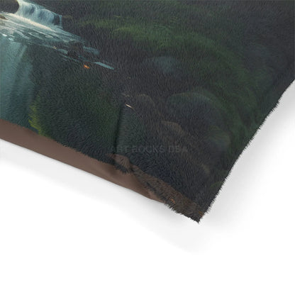 Scenic Forest Stream Pet Bed - Pets