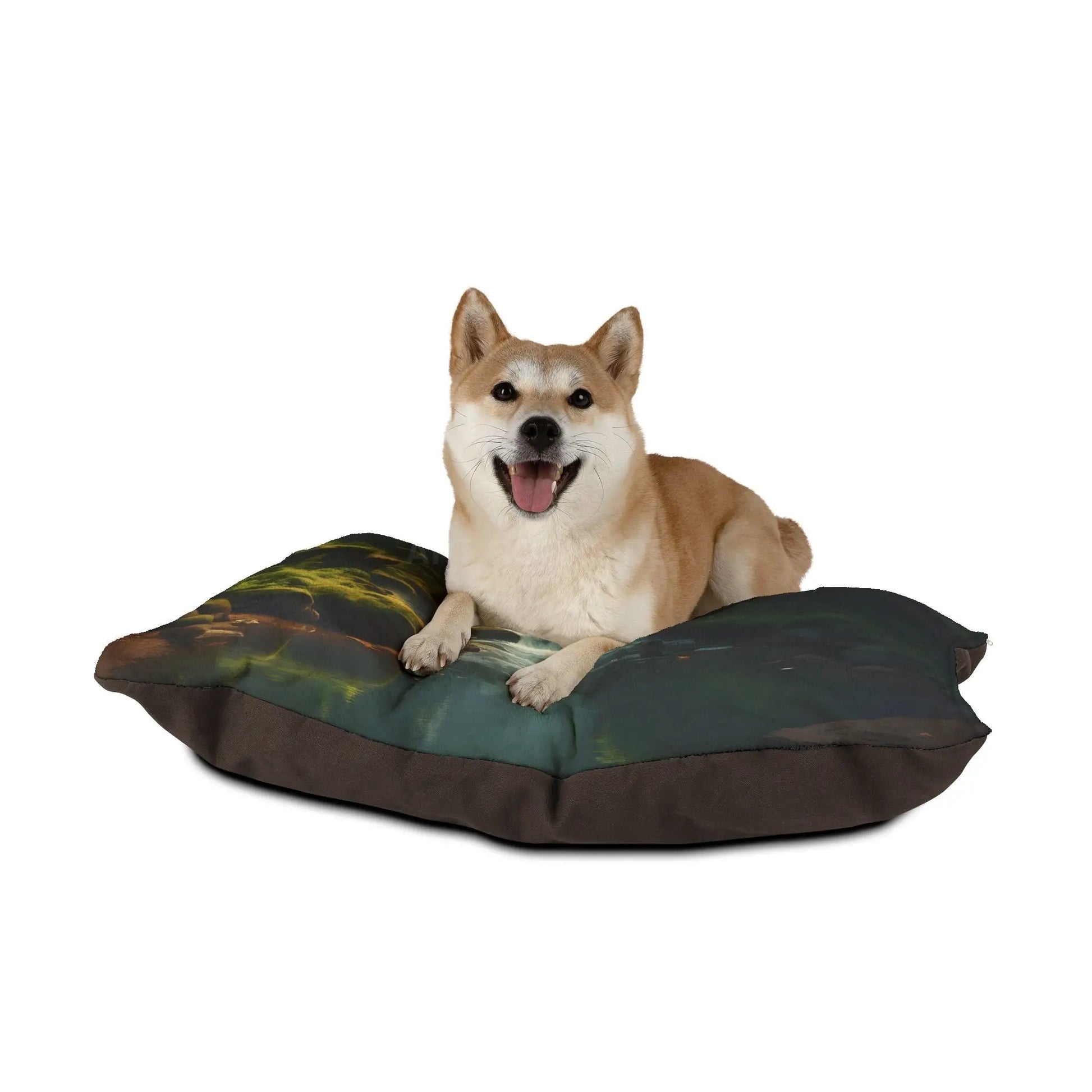 Scenic Forest Stream Pet Bed - Pets