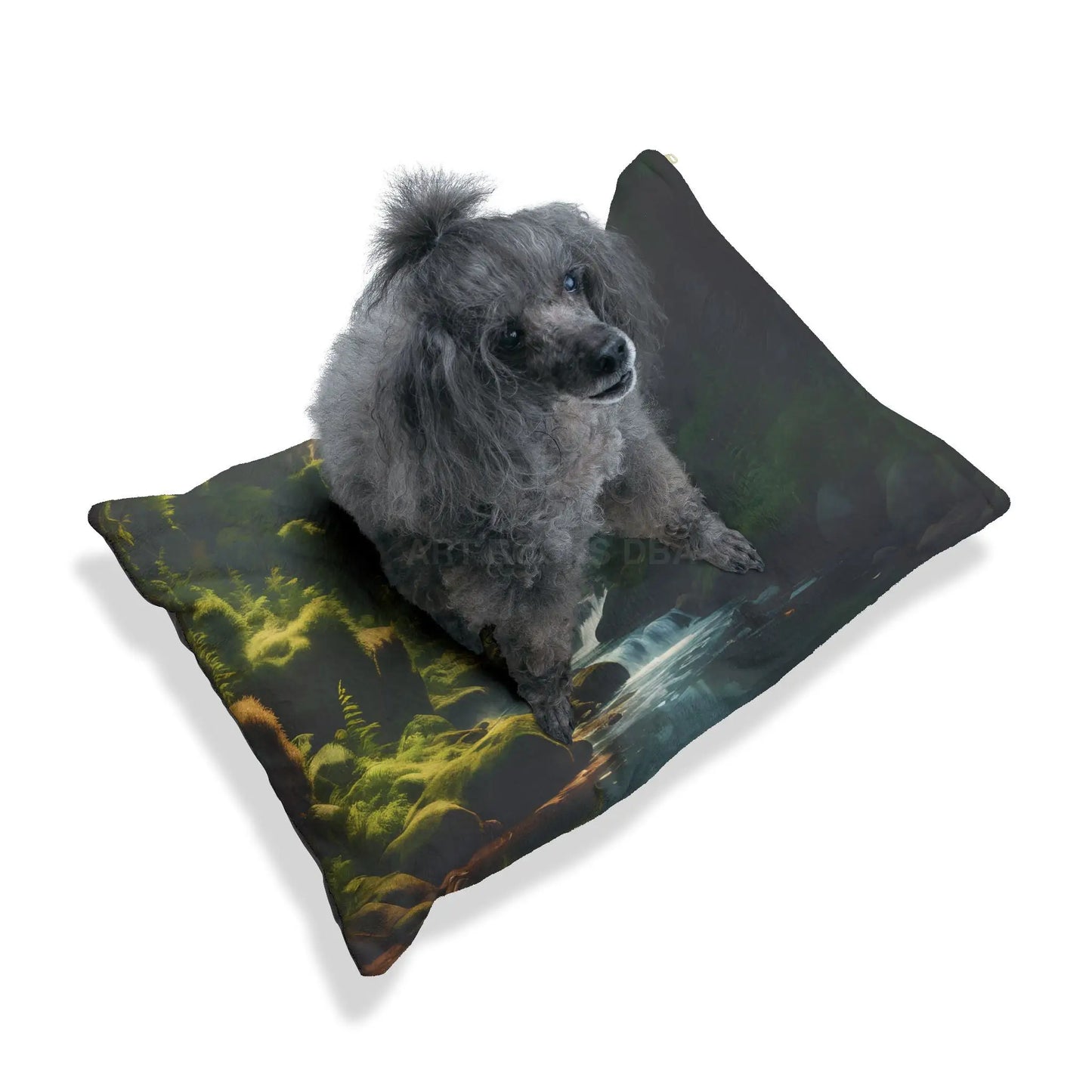 Scenic Forest Stream Pet Bed - Pets