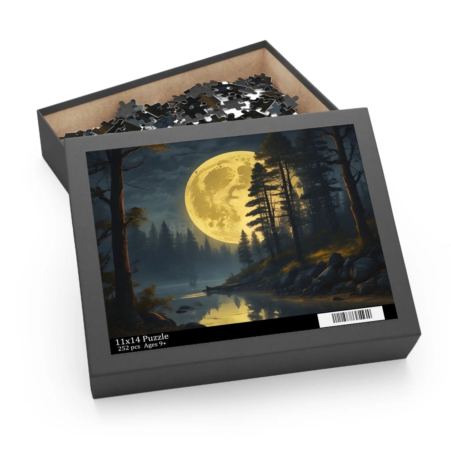 Scenic Full Moon Night Jigsaw- (120/252/500 pcs) - Puzzle