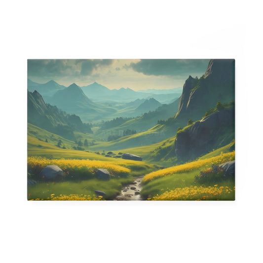Scenic Nature Button Magnets Vibrant Landscape Art Perfect for Home Decor Gifts for Nature Lovers Refrigerator Magnet