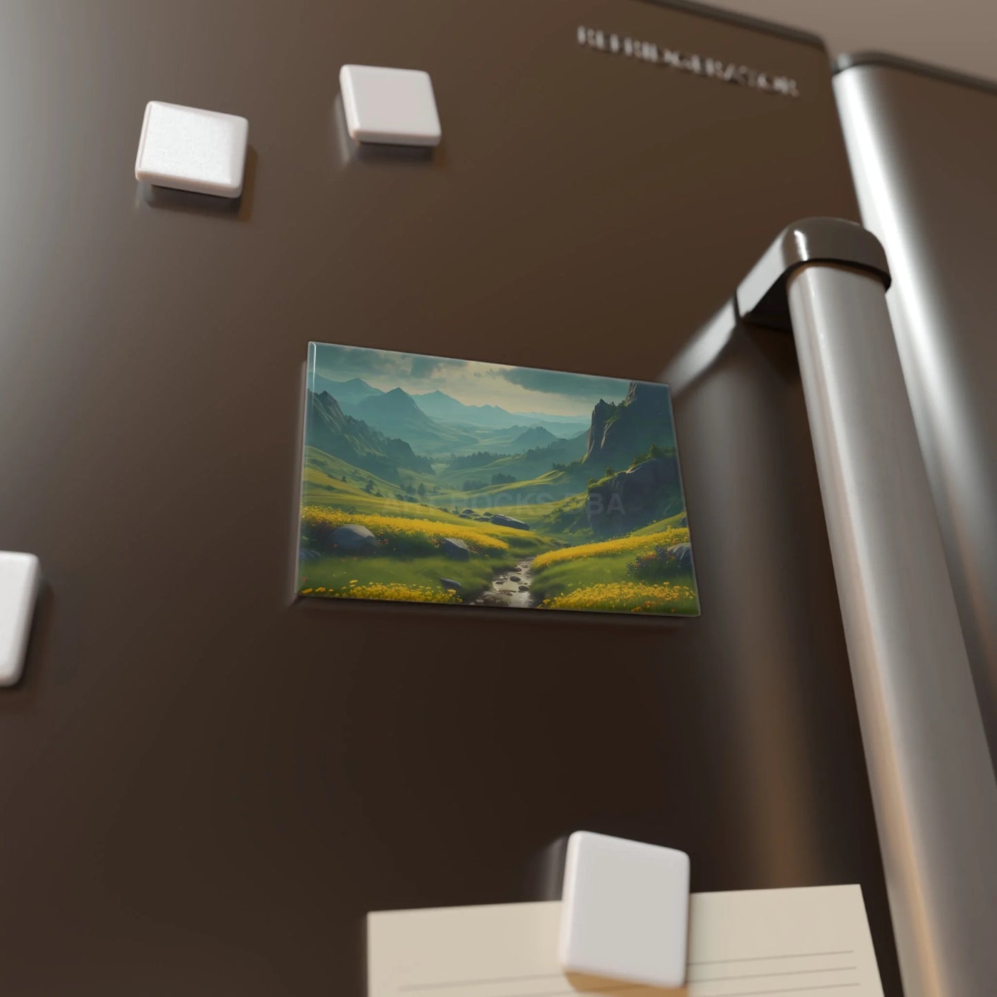 Scenic Nature Button Magnets Vibrant Landscape Art Perfect for Home Decor Gifts for Nature Lovers Refrigerator Magnet