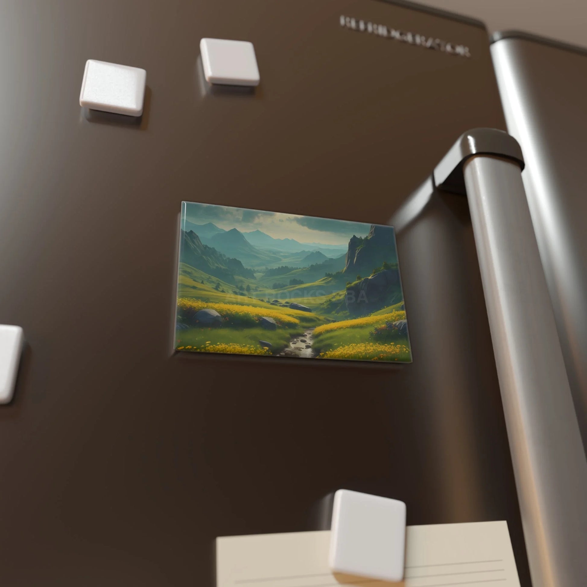 Scenic Nature Button Magnets Vibrant Landscape Art Perfect for Home Decor Gifts for Nature Lovers Refrigerator Magnet