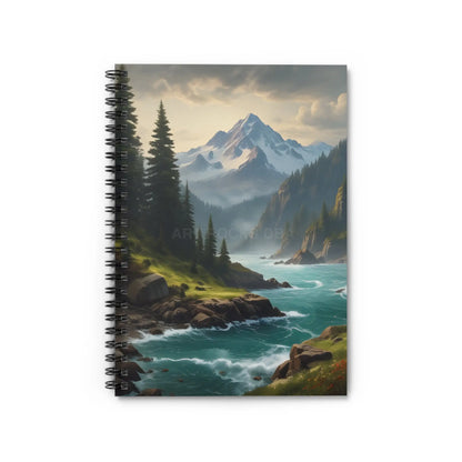 Scenic Nature Spiral Notebook - Ruled Line | Perfect for Journaling School Notes Gifts Nature Lovers Hiking Enthusiasts