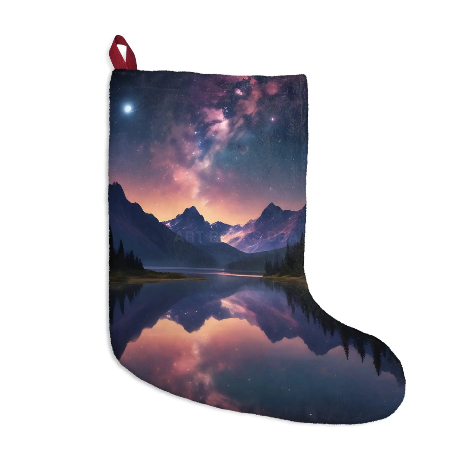 Scenic Night Sky Christmas Stocking - One size - Home Decor
