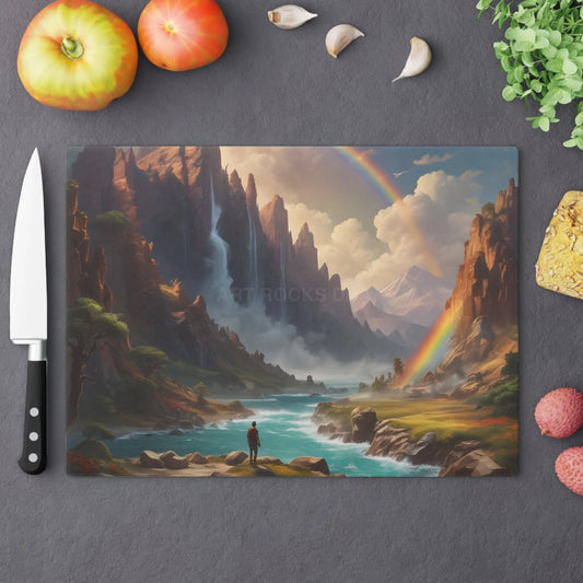 Scenic Rainbow Valley Cutting Board - Large - Home Decor