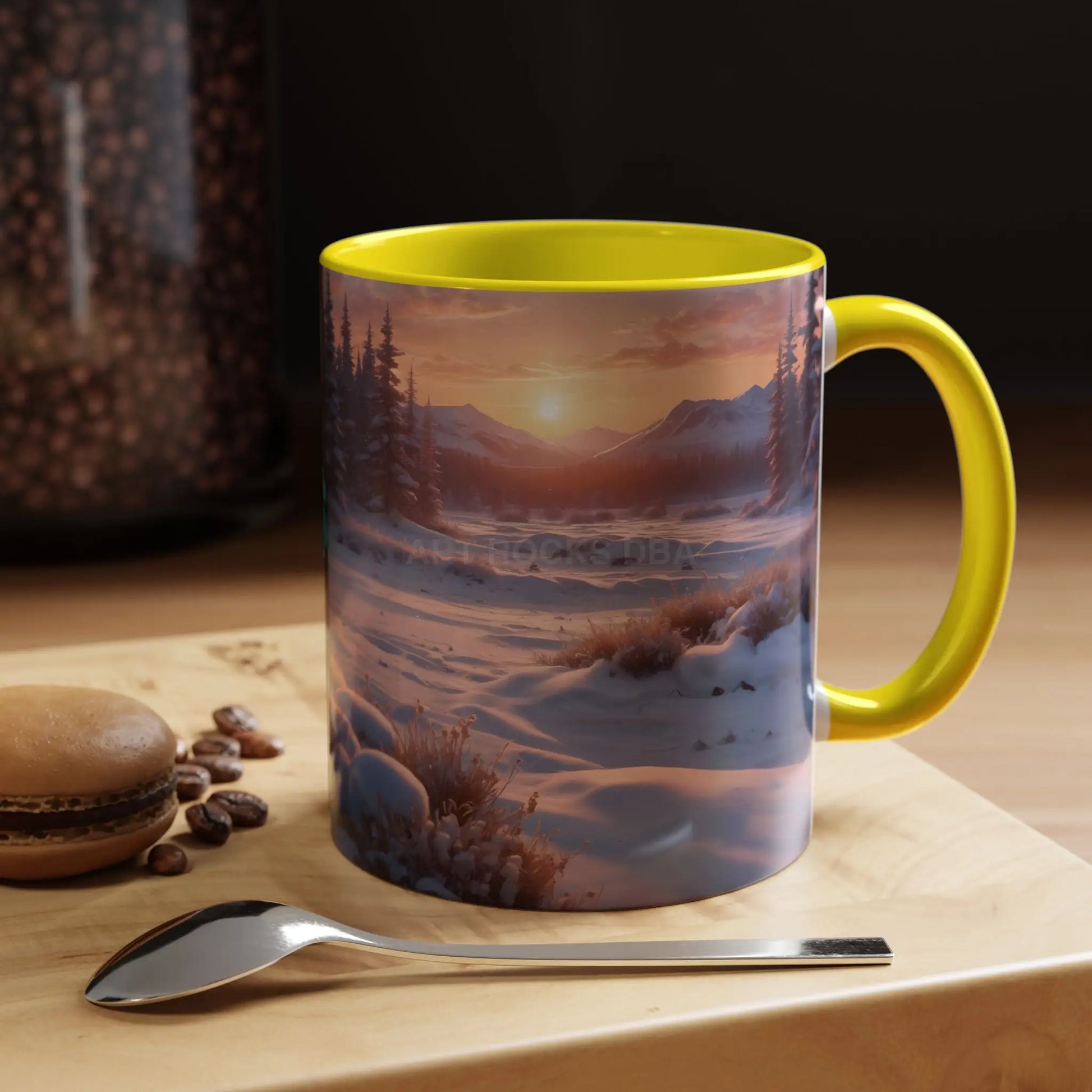 Scenic Winter Sunrise Coffee Mug - Mug