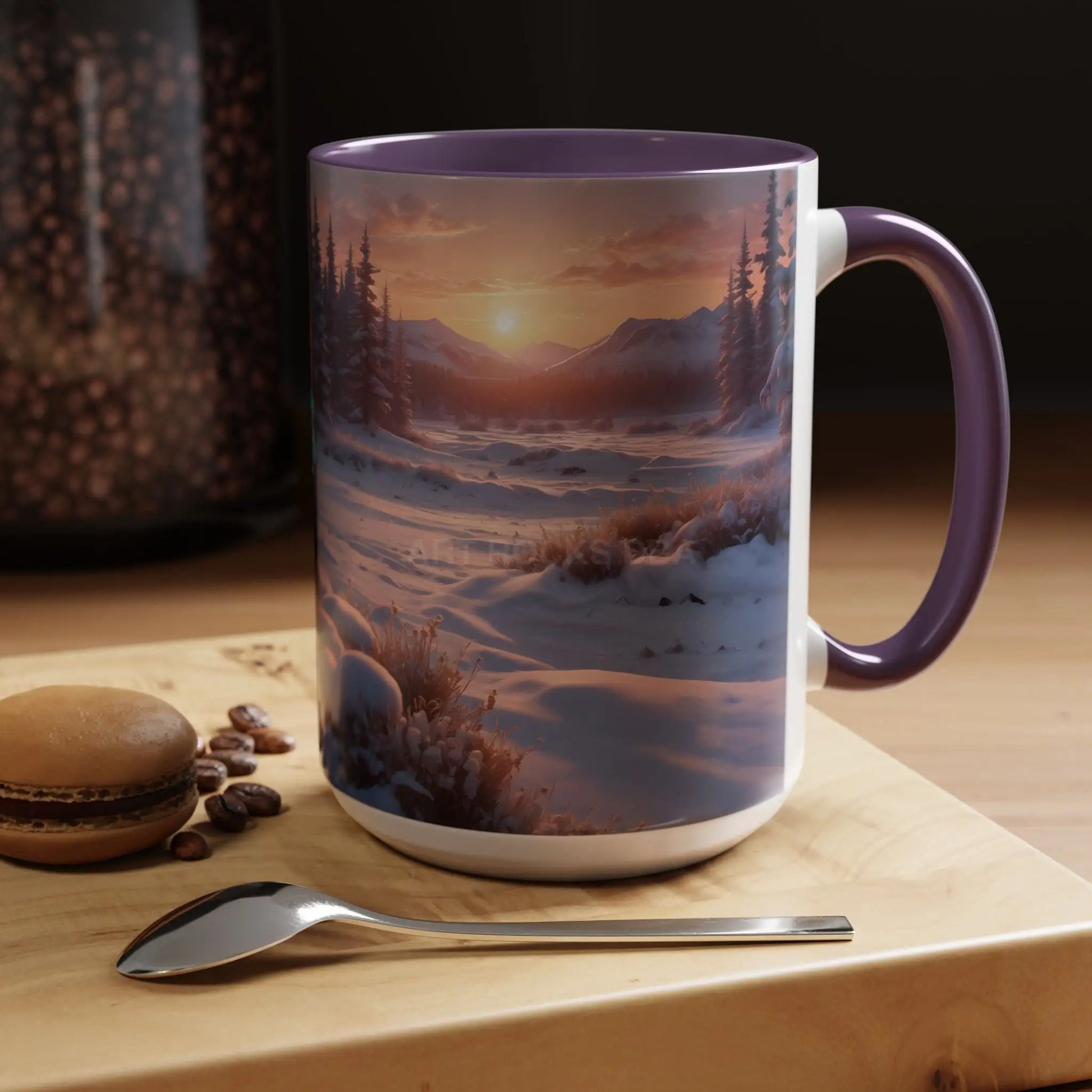 Scenic Winter Sunrise Coffee Mug - Mug