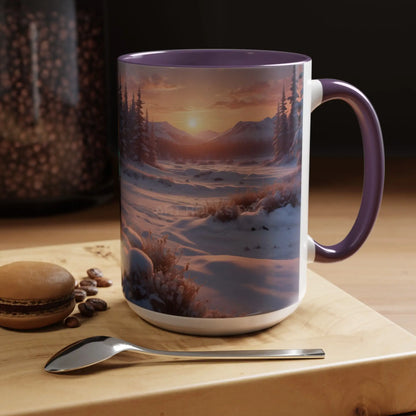 Scenic Winter Sunrise Coffee Mug - Mug