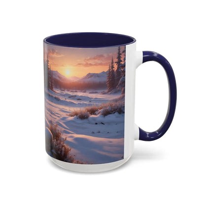 Scenic Winter Sunrise Coffee Mug - Mug