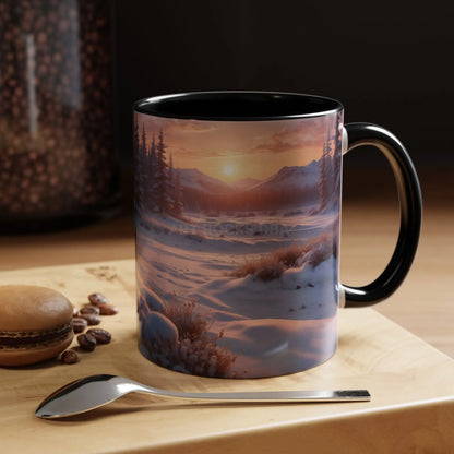 Scenic Winter Sunrise Coffee Mug - Mug