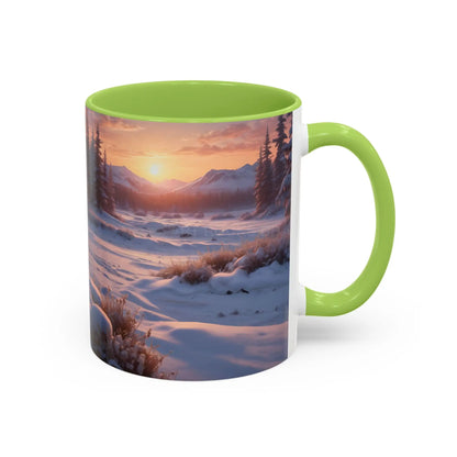 Scenic Winter Sunrise Coffee Mug - Mug