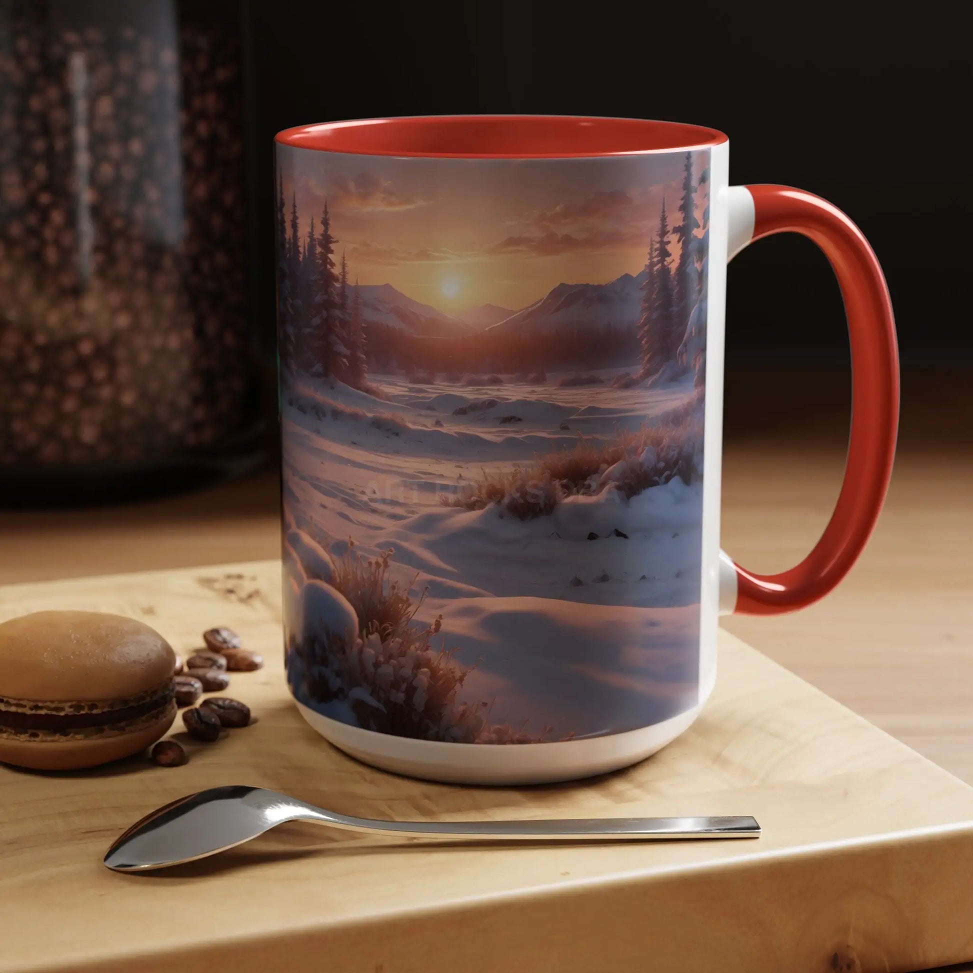 Scenic Winter Sunrise Coffee Mug - Mug