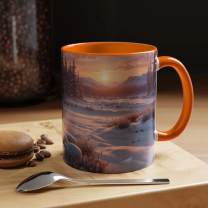 Scenic Winter Sunrise Coffee Mug - Mug