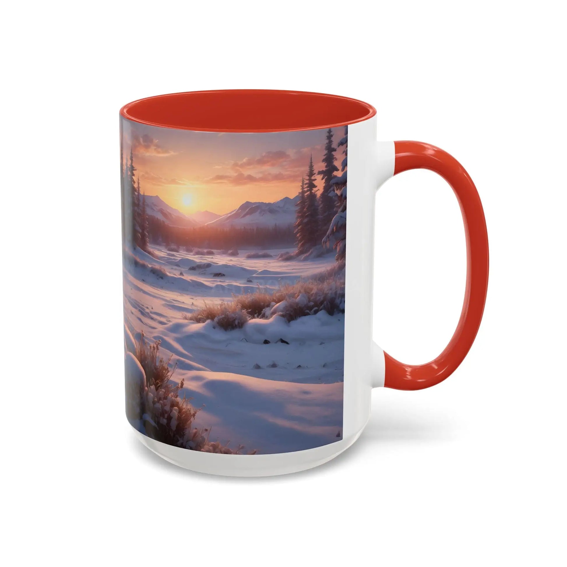 Scenic Winter Sunrise Coffee Mug - Mug