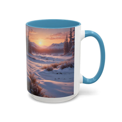 Scenic Winter Sunrise Coffee Mug - Mug