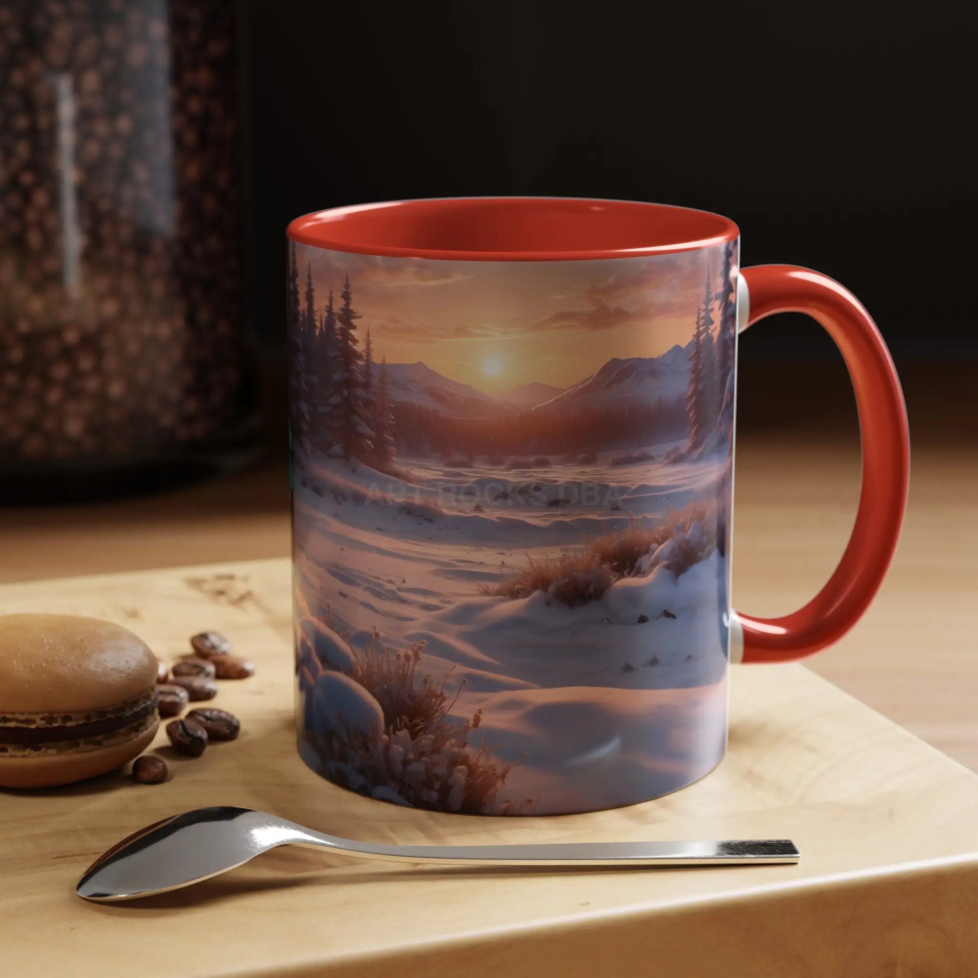 Scenic Winter Sunrise Coffee Mug - Mug