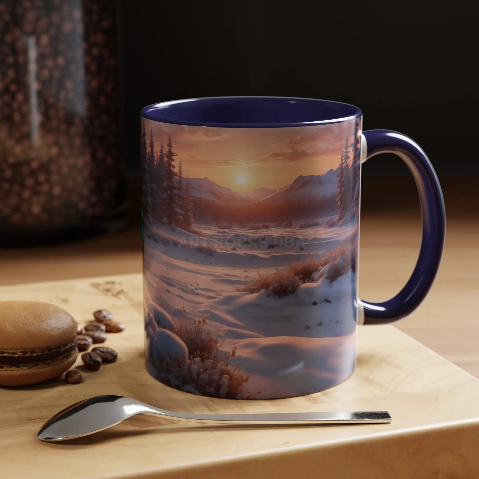 Scenic Winter Sunrise Coffee Mug - Mug