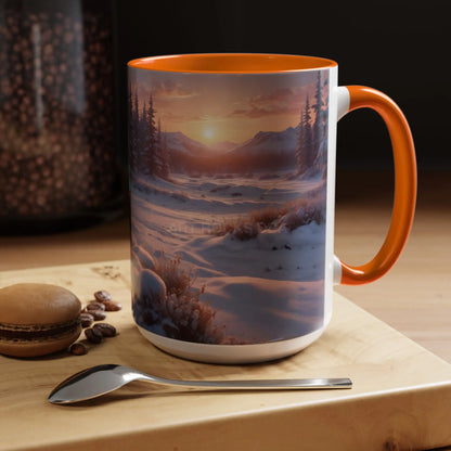 Scenic Winter Sunrise Coffee Mug - Mug