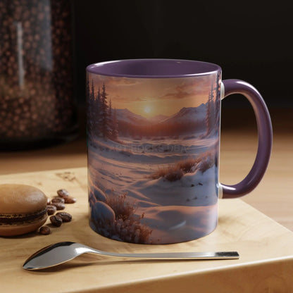 Scenic Winter Sunrise Coffee Mug - Mug