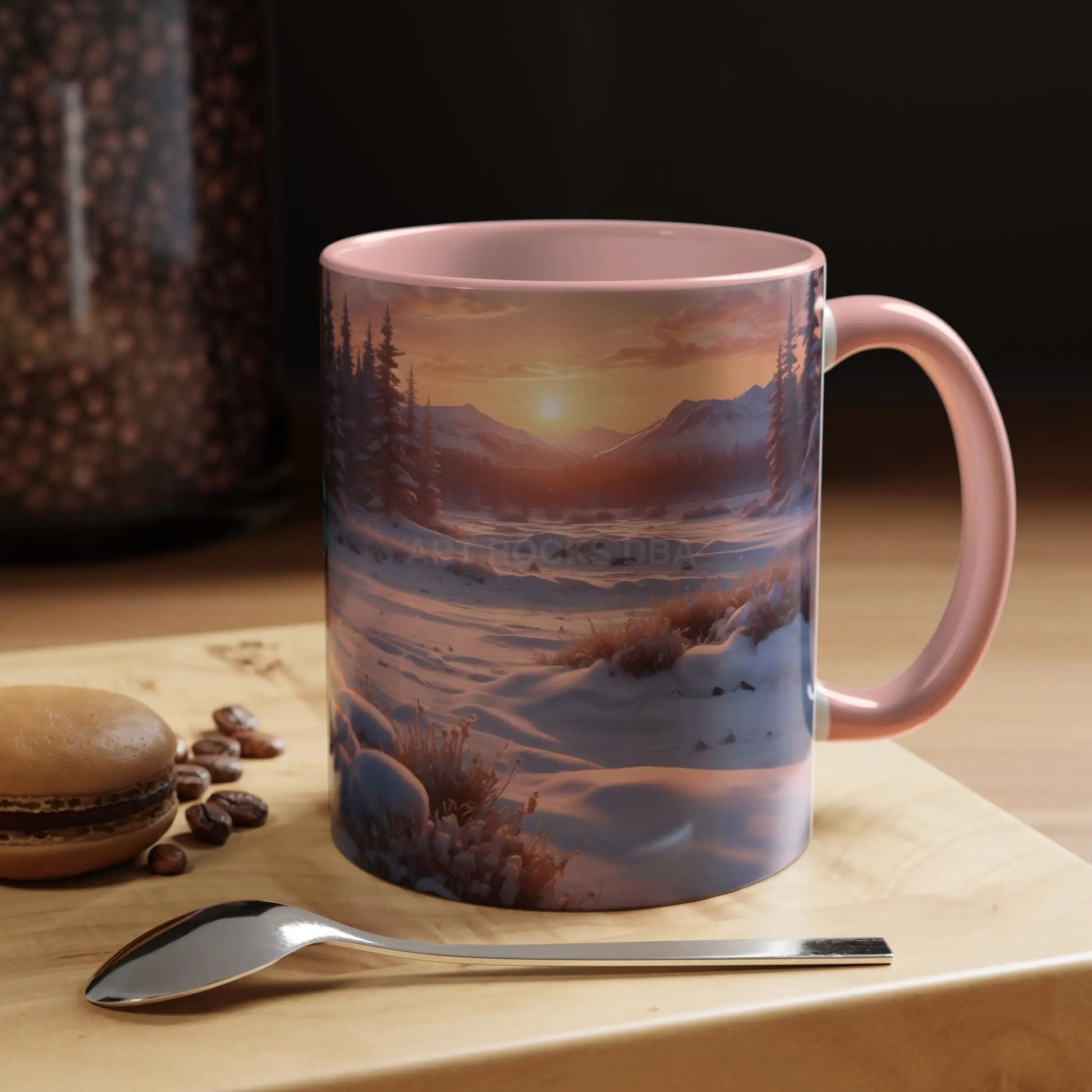 Scenic Winter Sunrise Coffee Mug - Mug