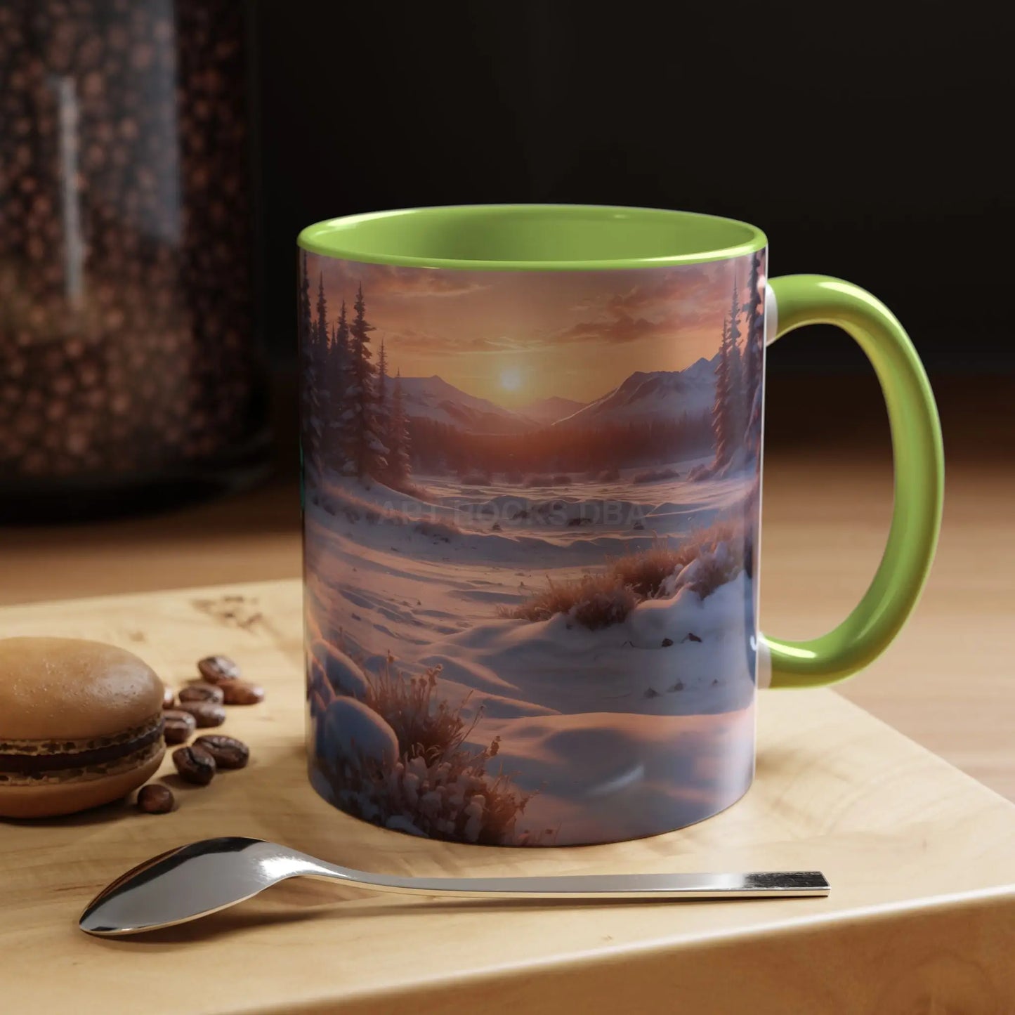 Scenic Winter Sunrise Coffee Mug - Mug
