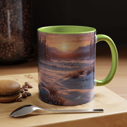 Scenic Winter Sunrise Coffee Mug - Mug