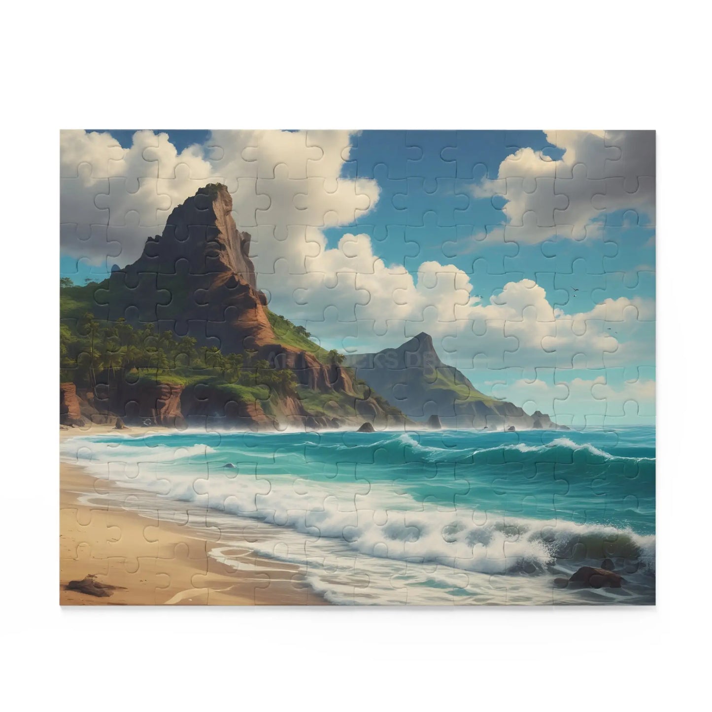 Seaside Cliff Beach Jigsaw Puzzle — (120/252/500 pieces) - Puzzle